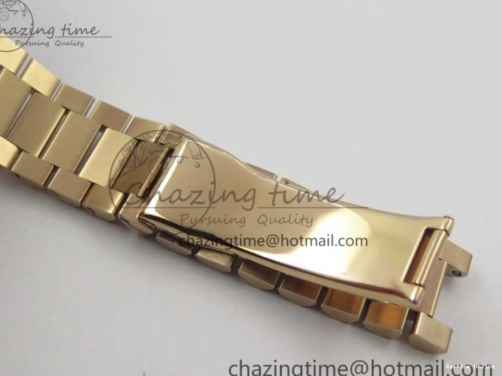 0111 Sophisticated Day-Date 36 RG 128239 Bp Maker Best Edition Silver Dial on RG President Bracelet 3132